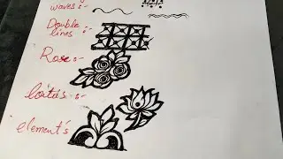 7/365 day's of free mehndi course | basic elements and simple pattern bananay ka tareeqa | mehndi 