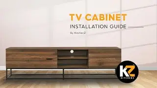 KitchenZ | Installation Guide | 6Ft Tv Cabinet | HMZ-FN-TC-N1800-CN