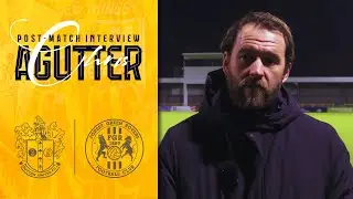 POST MATCH Chris Agutter Sutton United 1 Forest Green Rovers 1 NL 17/01/26