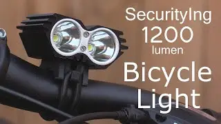 SecurityIng 1200 lumen Bike Light