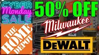 DeWALT and Milwaukee Tool Deals for CYBER MONDAY at THE HOME DEPOT!