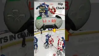 how to hip check in NHL 24