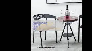Bar Cafe Commercial Metal Chair With Wood Seat , Industrial Style Dining Chairs