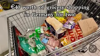Grocery shopping for 10 days for €40 in Germany for two! #germany #groceryshopping #livingabroad 