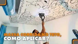 Como aplicar massa corrida em Drywall
