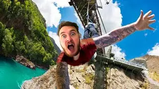 The WORLDS FIRST Bungee Jump! Kawarau, Queenstown, New Zealand