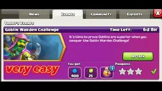 Goblin Warden Challenge (Clash of Clans)