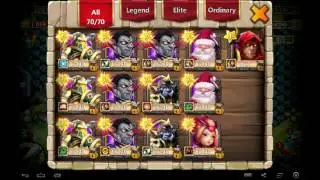 Castle Clash opening GrimFiend and talent rolls