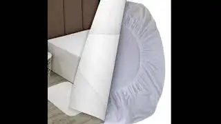 60*40 Jet white gun satin hotel bedsheet