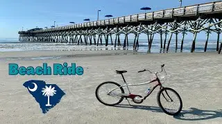 Relaxing Carolina Morning Beach Bicycle Ride