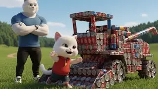 Kitten Got Laughed At for a Tin Can Harvester — The Ending Will Surprise You | AI Cat Story