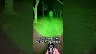 White, red ,green light all-in-one flashlight without extra filters - H3 V2 0 Multicolor Flashlight