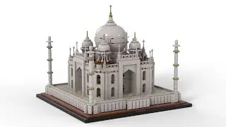Lego 21056 Taj Mahal Speed Build Studio Bricklink LDD by PLegoBB