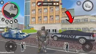 Stone Giant (Golem Man Fight Police Robot) Golem Fangs Thorns on Road - Android Gameplay HD