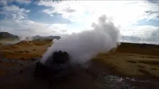 Hverir Hverarönd Námafjall Mountain Iceland (HD)