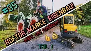 Low Budget Schiebetor | Hoftor Marke Eigenbau | Holder AG3 | Volvo ECR28 | Bagger
