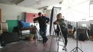 Birthday Model Photography Shoot - Behind the scenes at Aspects Studios