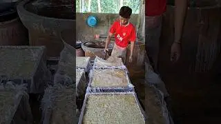This is the process of making tofu super fast and practical..!! #tofu