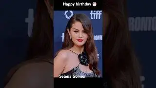 Selena Gomez pop singer & Actress happy birthday 🎂 #selenagomez #justinbieber #pitbull #rihanna