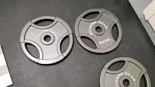 Fitness Gear Weight Plates Review (weighing the plates)