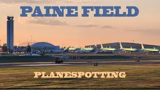 (4K) 21 Minutes Paine Field Plane Spotting - Cargo, Commercial  & Test Flights | October 2023
