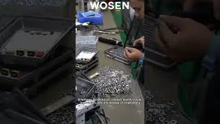 Workers assembling street light flood lights #lightfactory #chinafactory #madeinchina #oem #factory