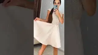 Легкое вечернее платье до колен