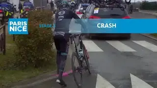 Paris-Nice 2020 - Stage 3 - Crash