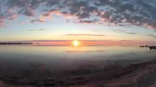 SunRise Time Lapse Lake Winnipeg