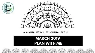 March Bullet Journal Setup 2019 FAT | [2019] #FoodArtTech #FAT