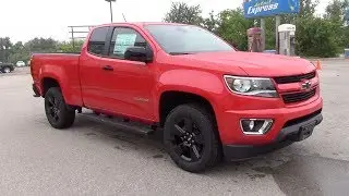 2017 CHEVROLET COLORADO EXTENDED CAB LONG BOX 4-WHEEL DRIVE LT - RED HOT