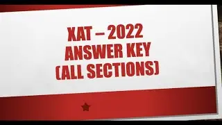 XAT 2022 Answer Key (Official!)