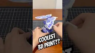 3D Printed Dancing Butterfly Mechanical Fidget!! #3dprinting #fidgettoys #satisfying
