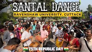 RAVENSHAW UNIVERSITY | SANTAL DANCE | 75TH REPUBLIC DAY | LAXMAN SOY #santali #santalivideo