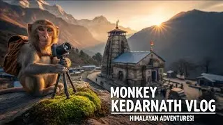 Hyderabad Ka Famous Bandar Gaya Kedarnath 😱🐒 | Camera Wala Monkey Vlog | Bhole Ka Safar