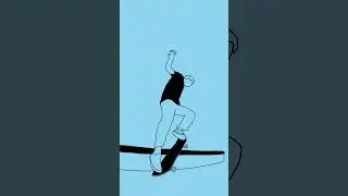 ✏️ 🛹 🍗 #skateboarding #skate #2danimation #shorts #reels #southernfried #rotoscope #animation #sk8