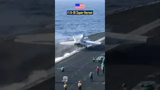 INSANE F/A-18 Super Hornet Jet Launch From Aircraft Carrier ⁉️