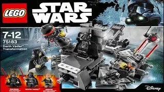 Lego Star Wars Трансформация Дарта Вейдера 75183