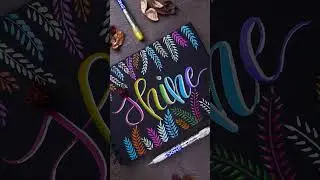 DOMS | Metallic Brush Pens | Shine!