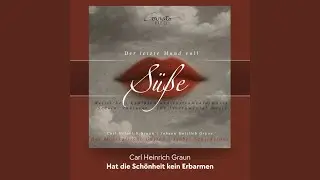 Hat die Sch&ouml;nheit kein Erbarmen, GraunWV B:III:32: I. Poco Largo: Hat die Sch&ouml;nheit kein Erbarmen