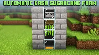 Sugarcane Farm Minecraft 1.21.10! [JAVA & BEDROCK]