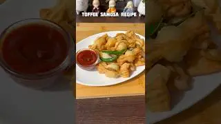Toffee samosa recipe #shorts #recipe #samosa #potato #trending #shortsfeed #viral #food #shortvideo