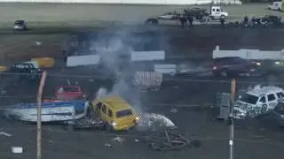 Dirt Track Trailer Demolition Derby Racing