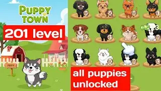 Look At All The Puppies Max Level Of Puppy Town Game And Last Puppy