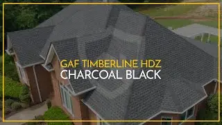 GAF Timberline HDZ Charcoal Black Shingles