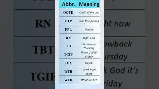 Slang & Abbreviations You NEED to Know in 2025 🤯 (Part 8)
