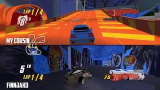 Hot Wheels: Beat That! - Multiplayer - Quickrace: Floorboard Frenzy [Part 1]