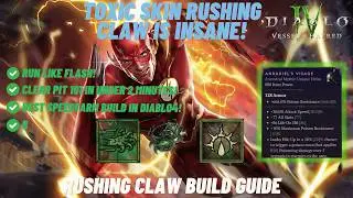 Быстрее, чем уклоняться? Токсичная кожа. RUSHING CLAW &mdash; новый лучший билд для скоростного фарма! Руководство по сборке Diablo 4