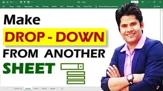How to Create Drop Down List From Another Sheet in Excel || Hindi | Using Data Validation
