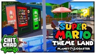Custom Vending Machines! | Super Mario Theme Park - Planet Coaster